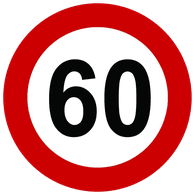 60KMH emblem