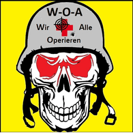 W-O-A emblem