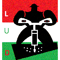 L-U-D emblem