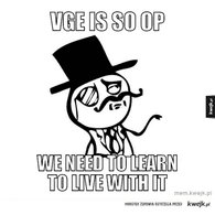 V-G-E emblem
