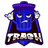 TRA5H emblem