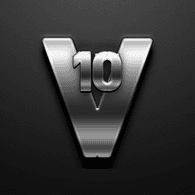 V10 emblem