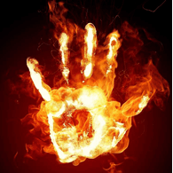 BURN_ emblem