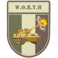 W0RTH emblem