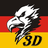 -3D- emblem