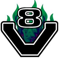 V_8 emblem