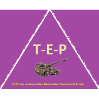 T-E-P emblem