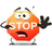 STOP- emblem