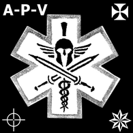 A-P-V emblem