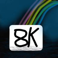 8K emblem