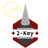 2-KEY emblem