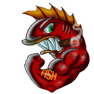 FISH- emblem