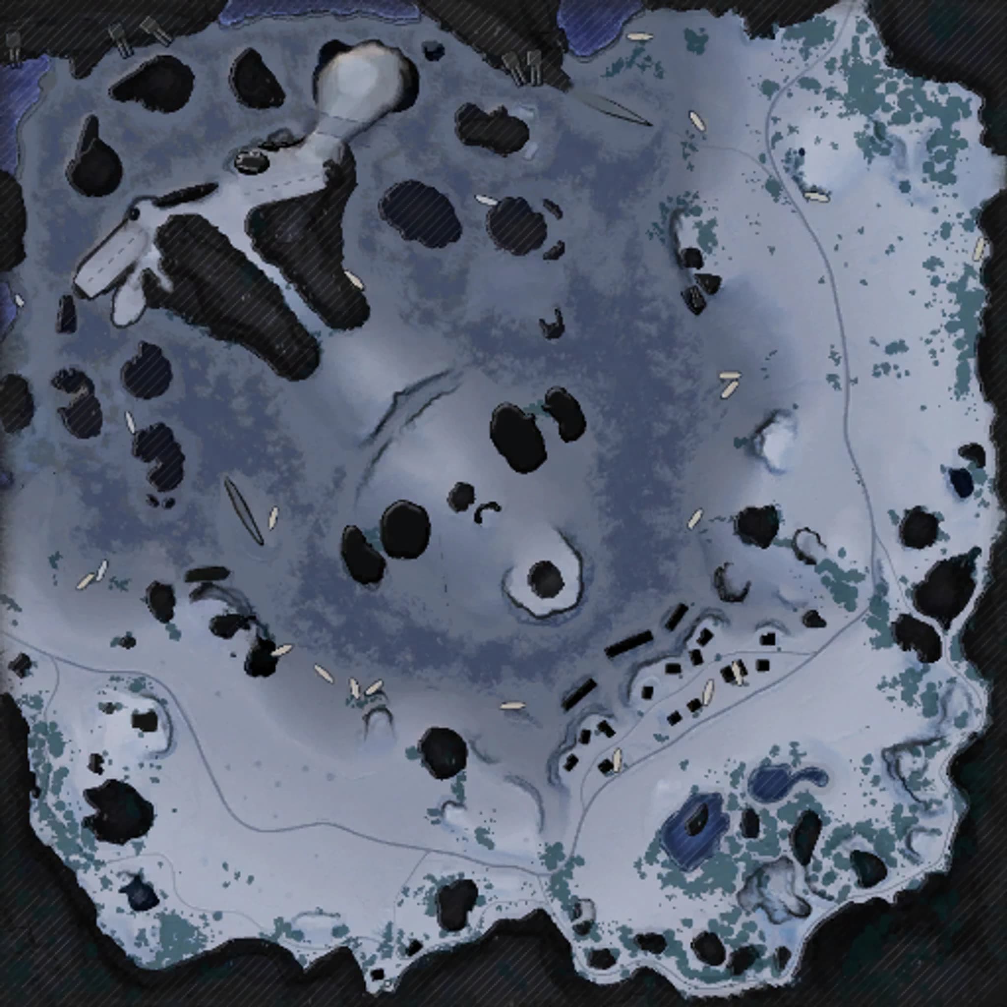 Glacier minimap
