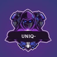 UNIQ- emblem