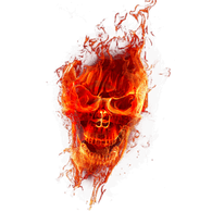 BURN- emblem