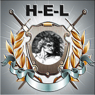 H-E-L emblem