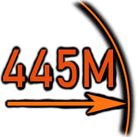 445M emblem