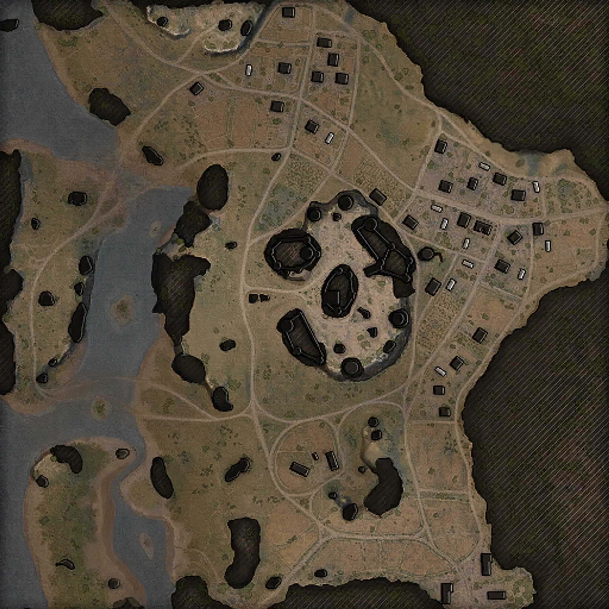 Mines minimap